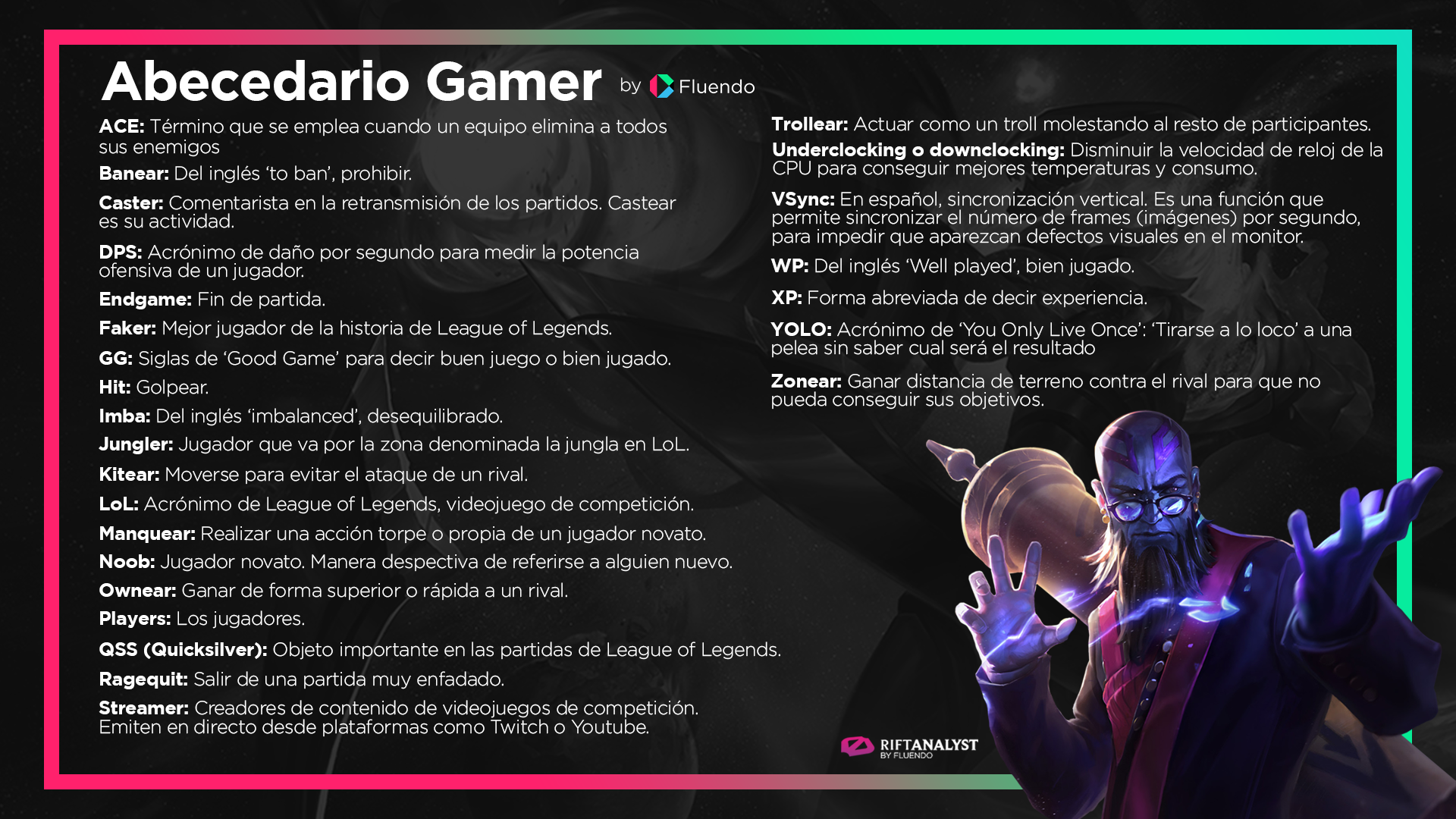 El Abecedario Gamer by Fluendo