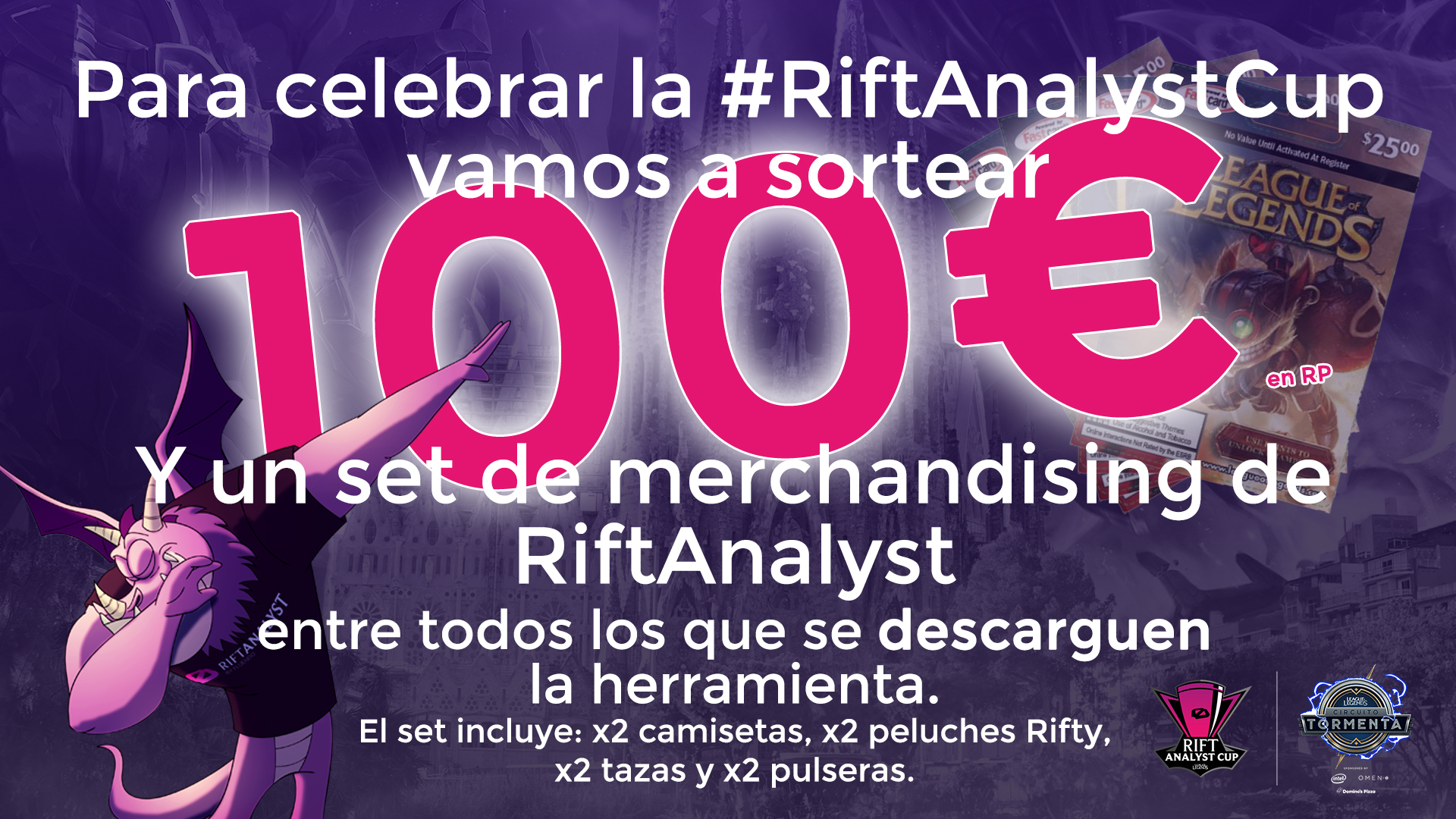 ¡Gana un 100€ en RP y un set de merchandising!